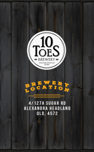 Design de Carte de Visite par CA pour Ten Toes Brewery | Design #7700842