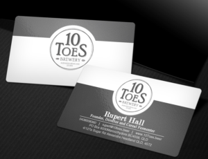Business Card Design by Lanka Ama for Ten Toes Brewery | Design: #7701659