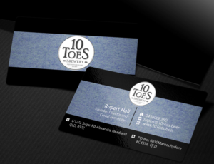 Business Card Design by Lanka Ama for Ten Toes Brewery | Design: #7701674