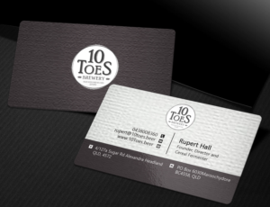 Business Card Design by Lanka Ama for Ten Toes Brewery | Design: #7701676