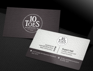 Business Card Design by Lanka Ama for Ten Toes Brewery | Design: #7720670