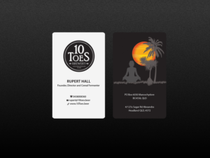 Business Card Design by Creations Box 2015 for Ten Toes Brewery | Design: #7717064