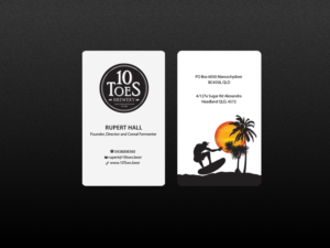 Business Card Design by Creations Box 2015 for Ten Toes Brewery | Design: #7717069