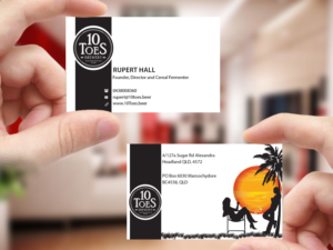 Business Card Design by Creations Box 2015 for Ten Toes Brewery | Design: #7717070