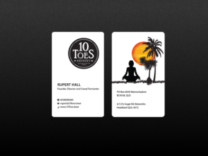 Business Card Design by Creations Box 2015 for Ten Toes Brewery | Design: #7717078