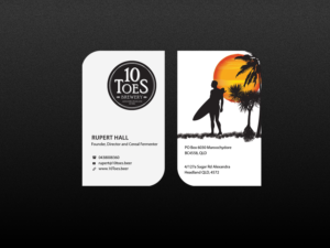 Business Card Design by Creations Box 2015 for Ten Toes Brewery | Design: #7717086