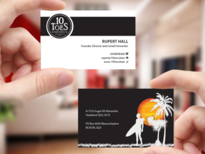 Business Card Design by Creations Box 2015 for Ten Toes Brewery | Design: #7717088
