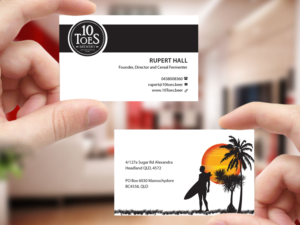 Business Card Design by Creations Box 2015 for Ten Toes Brewery | Design: #7717089