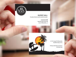 Business Card Design by Creations Box 2015 for Ten Toes Brewery | Design: #7717090