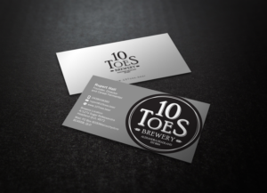 Business Card Design by Brand aid for Ten Toes Brewery | Design: #7704044