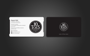 Business Card Design by chandrayaan.creative for Ten Toes Brewery | Design: #7703263