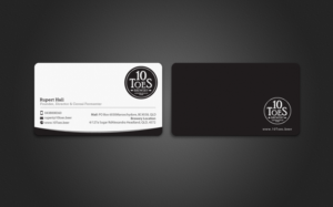 Business Card Design by chandrayaan.creative for Ten Toes Brewery | Design: #7703266