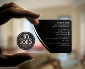 Business Card Design by chandrayaan.creative for Ten Toes Brewery | Design: #7703268