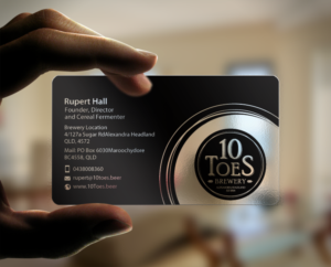 Business Card Design by chandrayaan.creative for Ten Toes Brewery | Design: #7703278