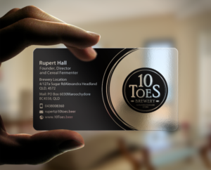 Business Card Design by chandrayaan.creative for Ten Toes Brewery | Design: #7703279