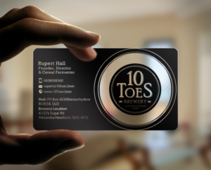 Business Card Design by chandrayaan.creative for Ten Toes Brewery | Design: #7703286