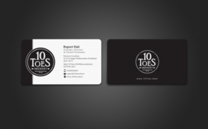 Business Card Design by chandrayaan.creative for Ten Toes Brewery | Design: #7715211