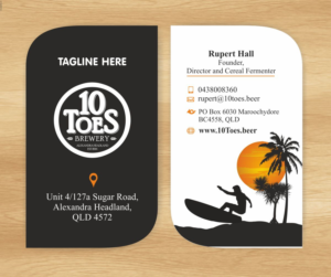 Business Card Design by IneseRo for Ten Toes Brewery | Design: #7705626