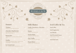Menu Design by Ronald Pantin Artstudio for GA | Design: #7799241