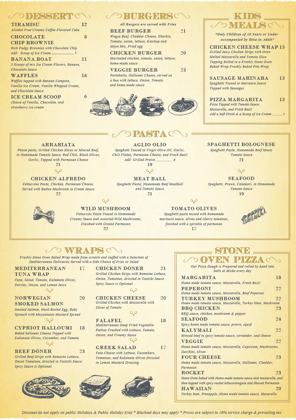 Menu Design by turtle.des for GA | Design #7810691
