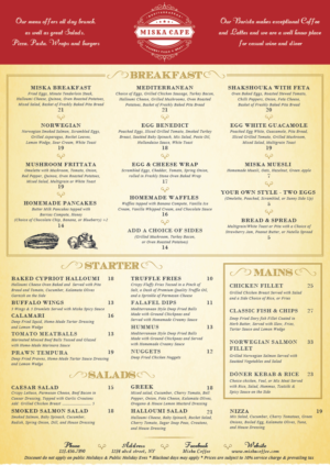 Menu Design by turtle.des for GA | Design: #7810692