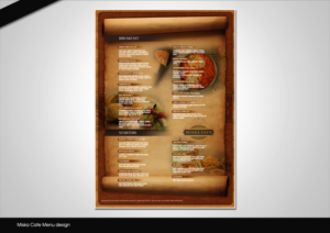 Menu Design by disign for GA | Design: #7780088