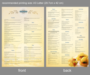 Menu Design by Dominique