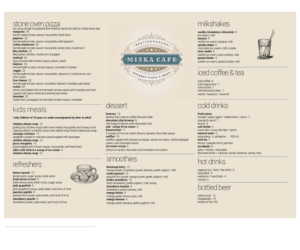 Menu Design by artisantable for GA | Design: #7870303