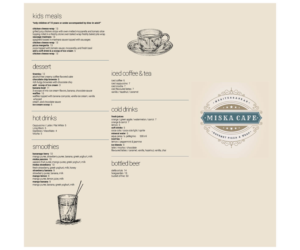 Menu Design by artisantable for GA | Design: #7870304