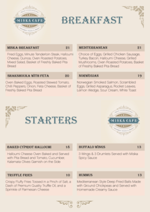 Menu Design by Vic for GA | Design #7747265