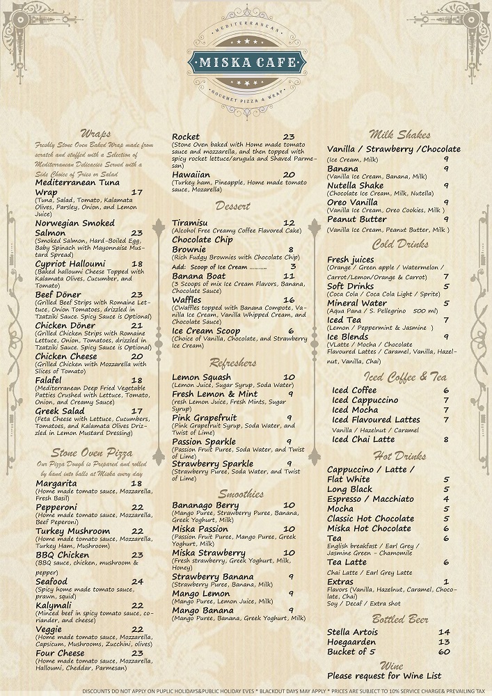 Menu Design by matharugurleen07 for GA | Design #7796531