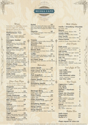 Menu Design by matharugurleen07 for GA | Design: #7796531