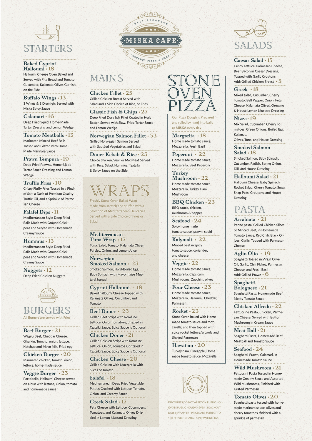 Menu Design by Galyna for GA | Design #7860560