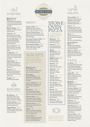 Menu Design by Galyna for GA | Design #7860560