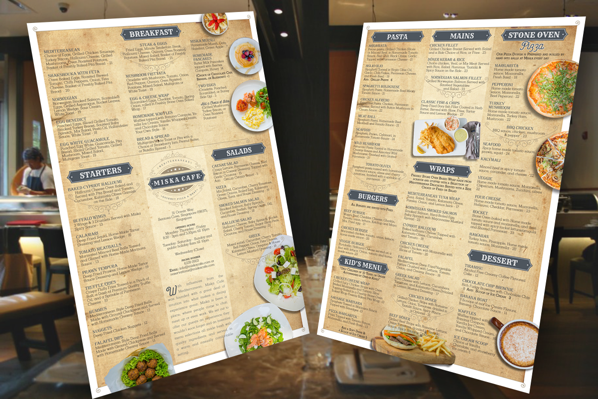 Menu Design by iD_intelligentDesign for GA | Design #7789804