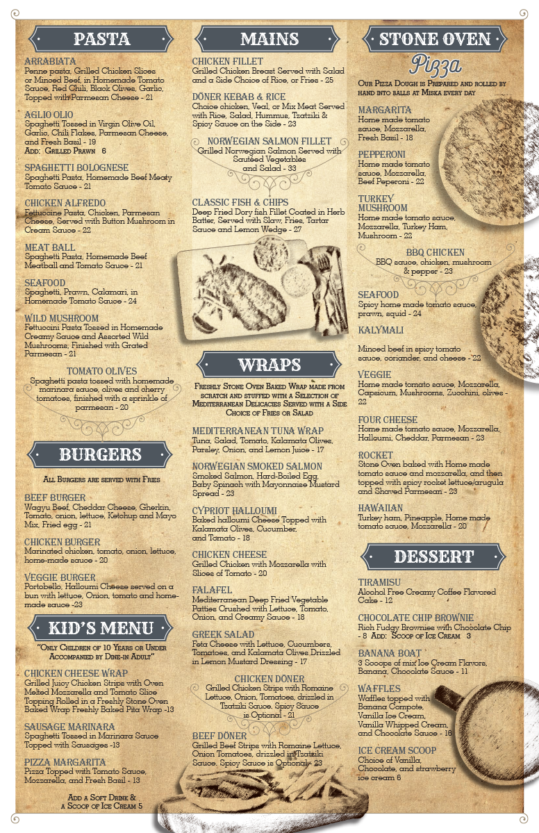 Menu Design by iD_intelligentDesign for GA | Design #7800400