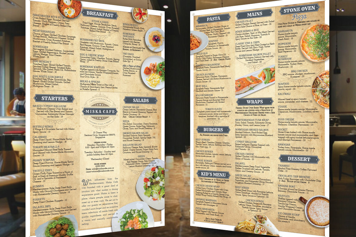 Menu Design by iD_intelligentDesign for GA | Design #7821519