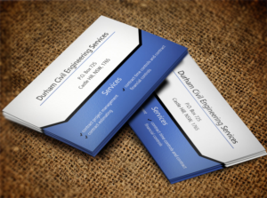 Business Card Design by Lanka Ama for Durham Civil Engineering Services | Design: #7703687