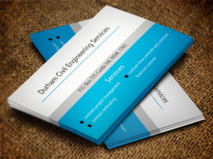 Business Card Design by Lanka Ama for Durham Civil Engineering Services | Design: #7703688