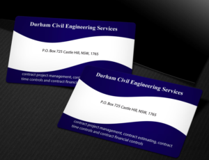 Business Card Design by Lanka Ama for Durham Civil Engineering Services | Design: #7703690