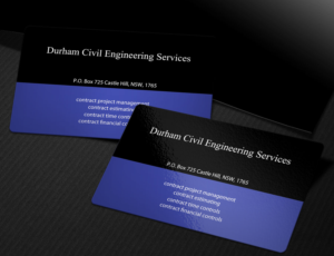 Business Card Design by Lanka Ama for Durham Civil Engineering Services | Design: #7703697