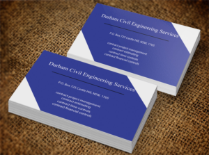 Business Card Design by Lanka Ama for Durham Civil Engineering Services | Design: #7703699