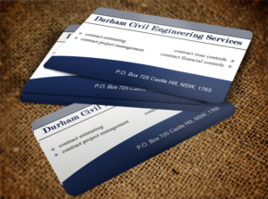 Business Card Design by Lanka Ama for Durham Civil Engineering Services | Design: #7703702