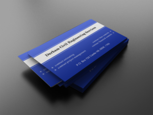Business Card Design by Lanka Ama for Durham Civil Engineering Services | Design: #7703704