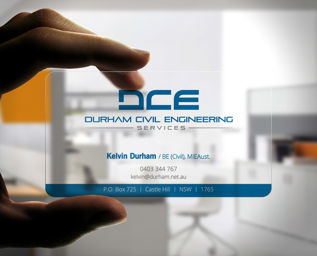 Business Card Design by Stylez Designz for Durham Civil Engineering Services | Design #7800300