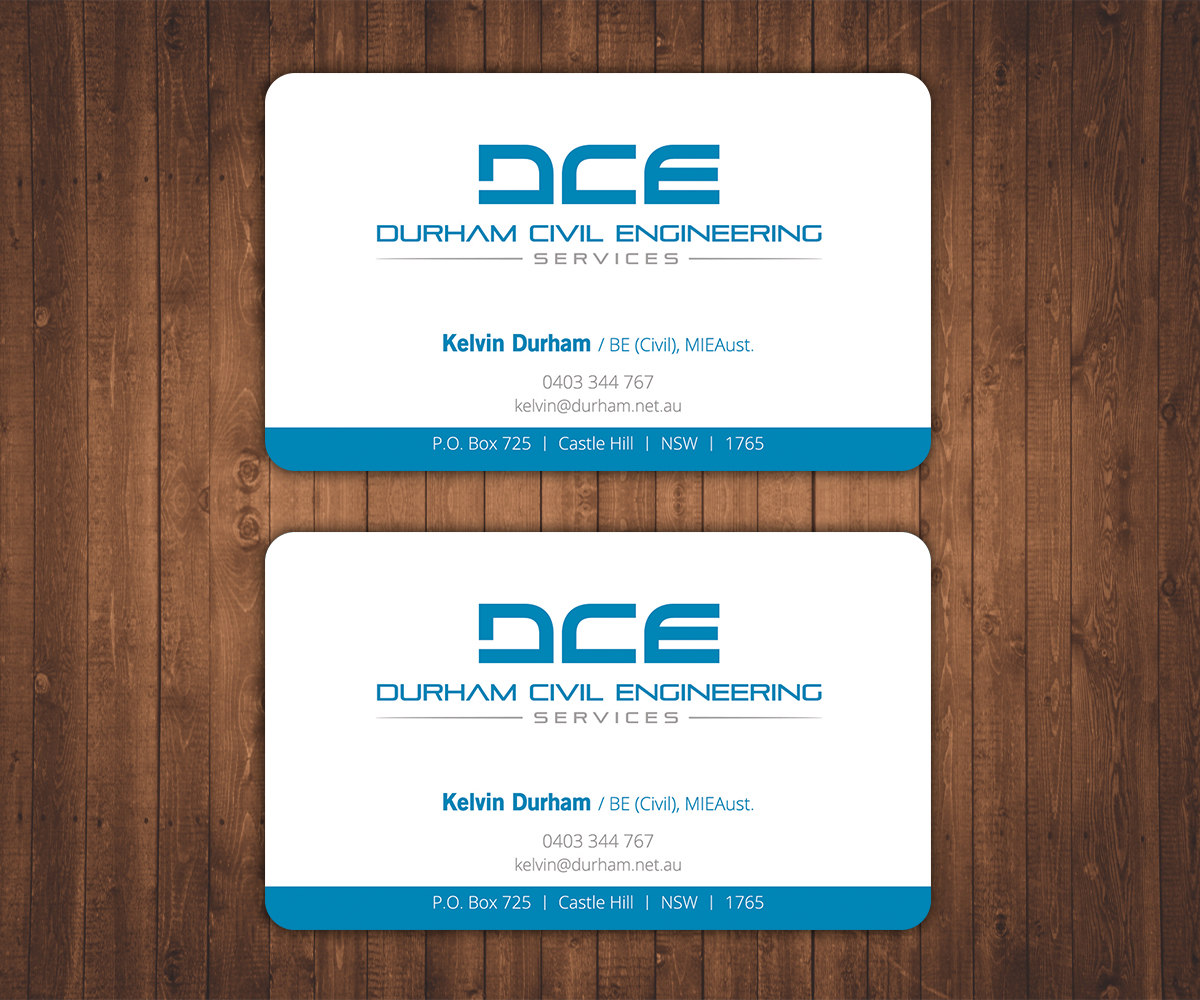 Design de Carte de Visite par Stylez Designz pour Durham Civil Engineering Services | Design #7800313