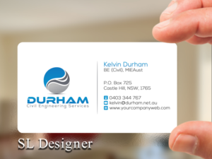 Business Card Design by SL Designer for Durham Civil Engineering Services | Design: #7762909