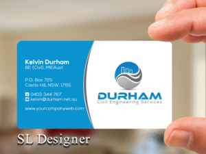 Business Card Design by SL Designer for Durham Civil Engineering Services | Design: #7762912