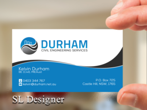 Business Card Design by SL Designer for Durham Civil Engineering Services | Design: #7762919