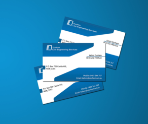 Business Card Design by netbill00 for Durham Civil Engineering Services | Design: #7801219